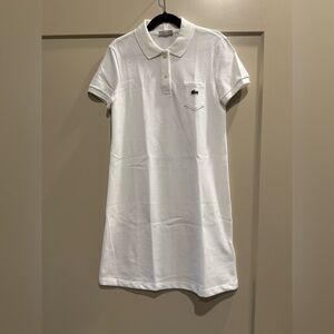 Lacoste Girl’s Classic White Polo Dress